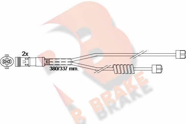 R Brake 610303RB Датчик зносу гальмівних колодок 610303RB: Купити в Україні - Добра ціна на EXIST.UA!