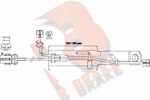R Brake 610433RB Датчик зносу гальмівних колодок 610433RB: Купити в Україні - Добра ціна на EXIST.UA!