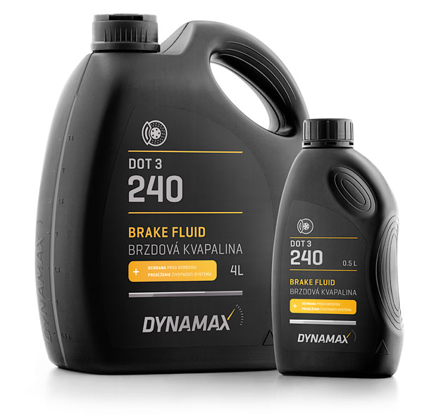 Dynamax 500046 Рідина гальмівна DOT 3, 4 л 500046: Купити в Україні - Добра ціна на EXIST.UA!