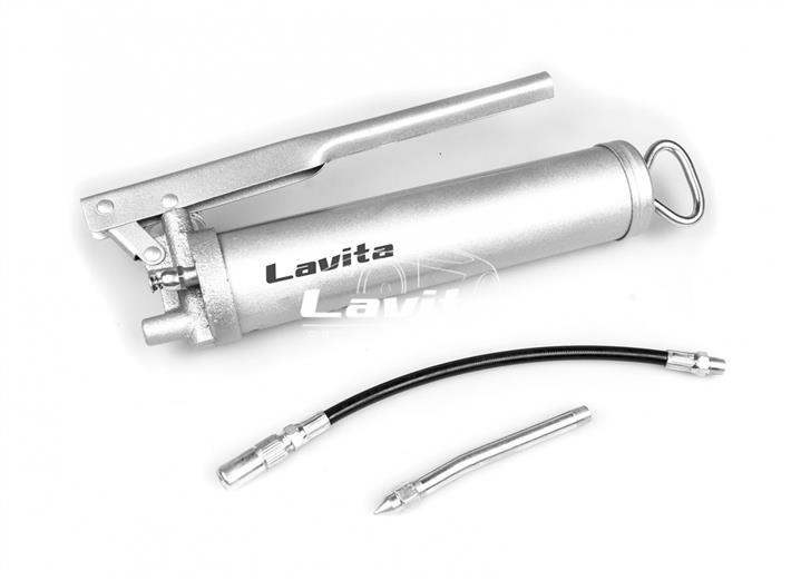 Lavita LA SH1400 Шприц для смазки шарнирно-плунжерный, 400 мл, две насадки LASH1400: Купить в Украине - Отличная цена на EXIST.UA!