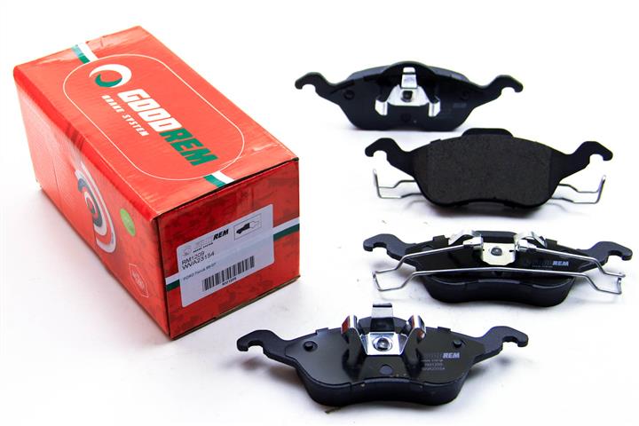 Тормозные колодки, комплект Goodrem RM1209