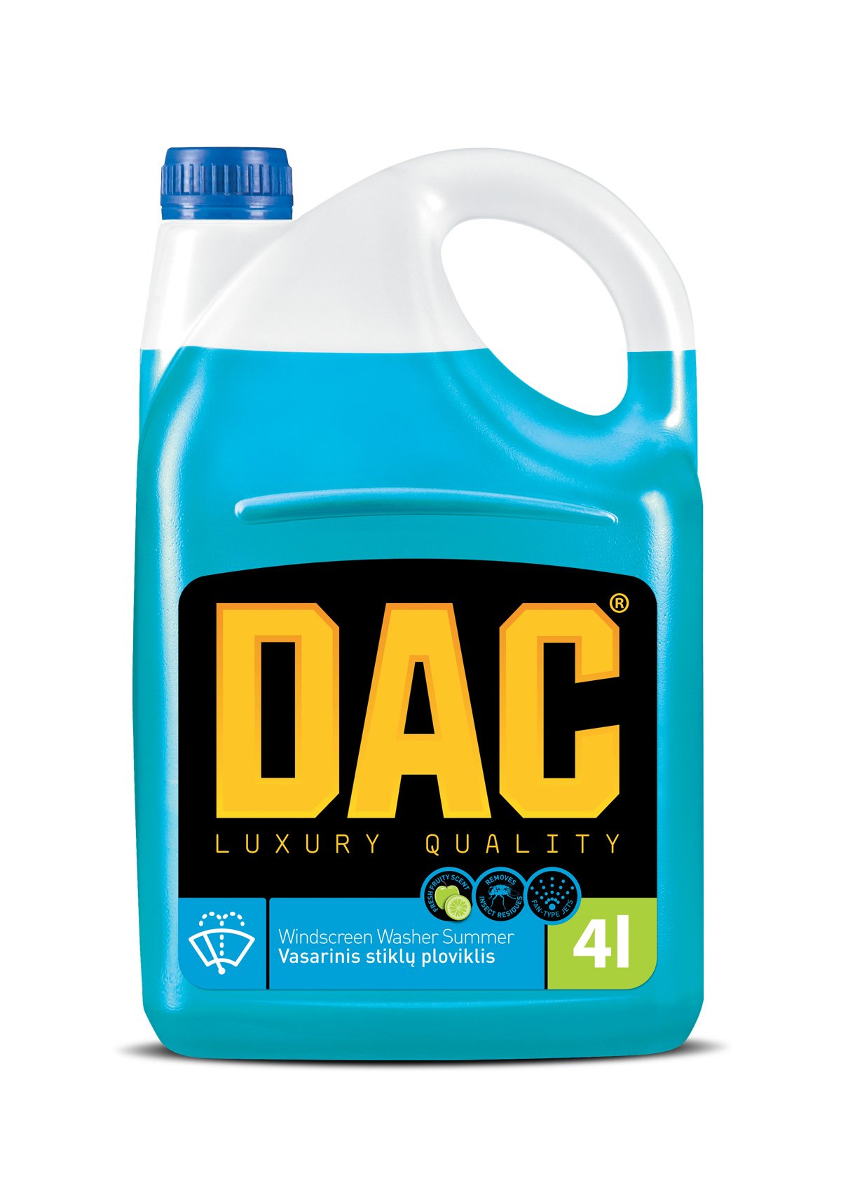 DAC Luxury Quality ADACVASL4 Омивач скла літній, 4л ADACVASL4: Купити в Україні - Добра ціна на EXIST.UA!