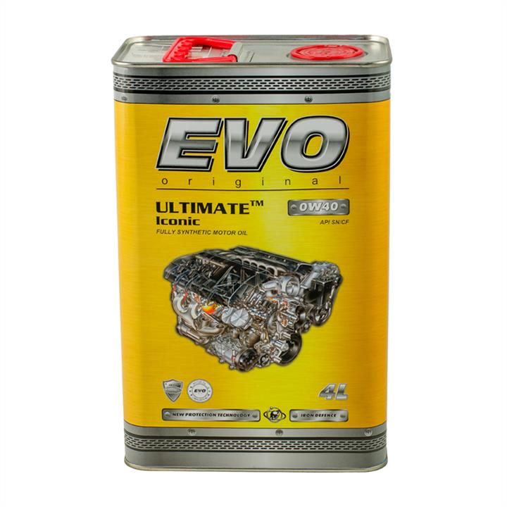 EVO 4291586222023 Моторна олива EVO Ultimate Iconic 0W-40, 4л 4291586222023: Приваблива ціна - Купити в Україні на EXIST.UA!