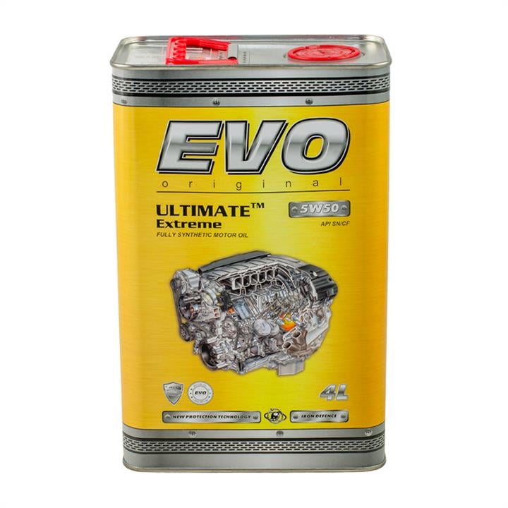EVO 4291586222030 Моторна олива EVO Ultimate Extreme 5W-50, 4л 4291586222030: Приваблива ціна - Купити в Україні на EXIST.UA!