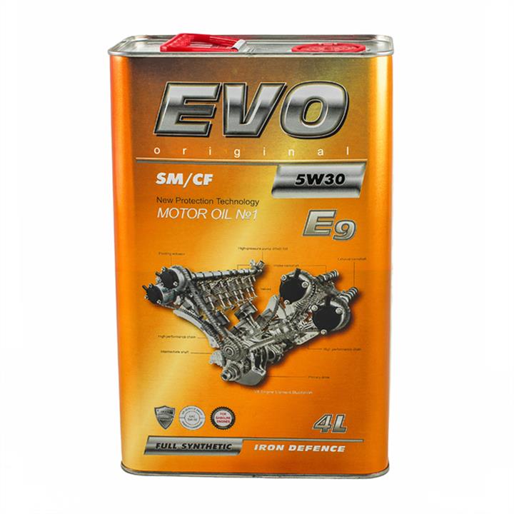 EVO 4291586220029 Моторна олива EVO E9 5W-30, 4л 4291586220029: Купити в Україні - Добра ціна на EXIST.UA!
