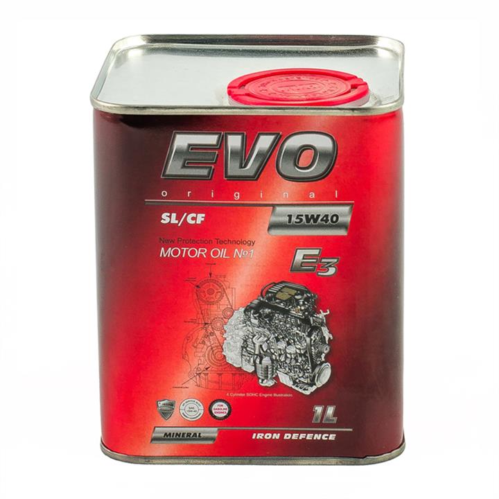 EVO 4291586220418 Моторна олива EVO E3 15W-40, 1л 4291586220418: Купити в Україні - Добра ціна на EXIST.UA!