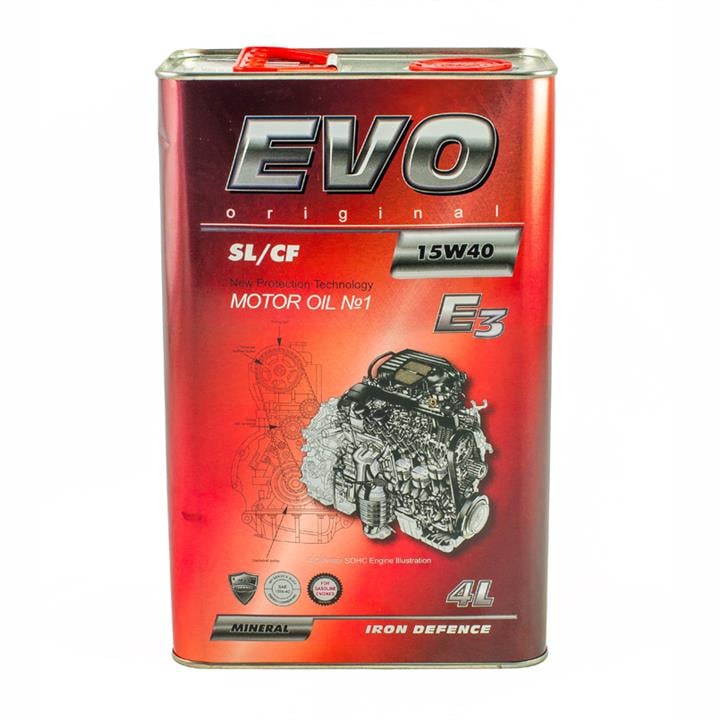 EVO 4291586220425 Моторна олива EVO E3 15W-40, 4л 4291586220425: Купити в Україні - Добра ціна на EXIST.UA!