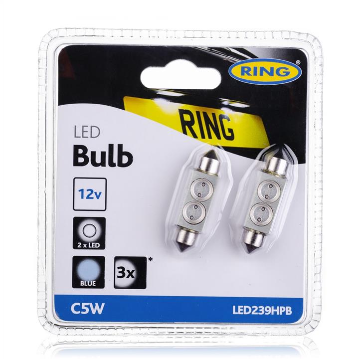 Лампа светодиодная Ring High Power Festoon 38 12V SV8,5 (2 шт.) Ring LED239HPB