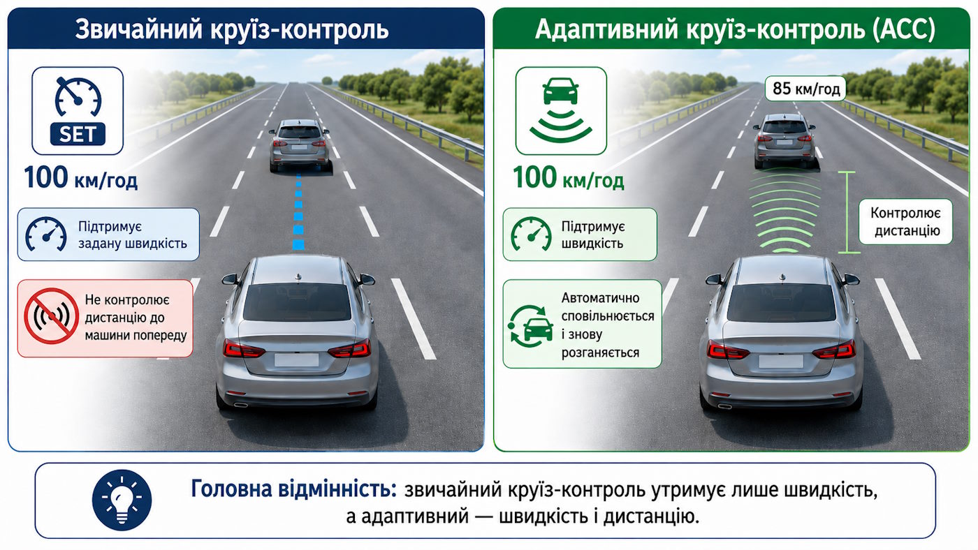 Види круїз-контролю