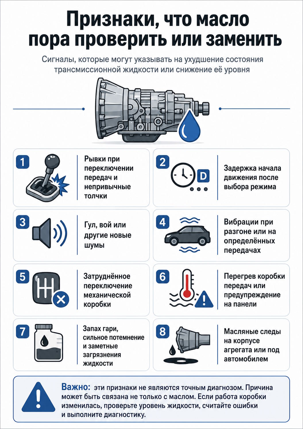 Признаки, что масло пора заменить